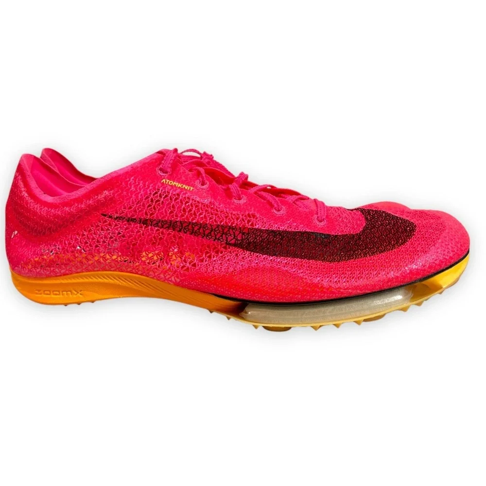 Nike Zoom Fly 5 Pink Black Men's Track Spikes Running Shoes CD4385 600 US 13‎